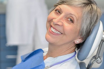 woman in dentist chair